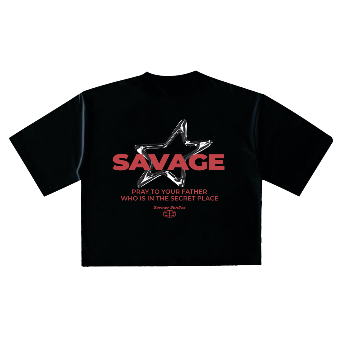 Polo Negro Red star