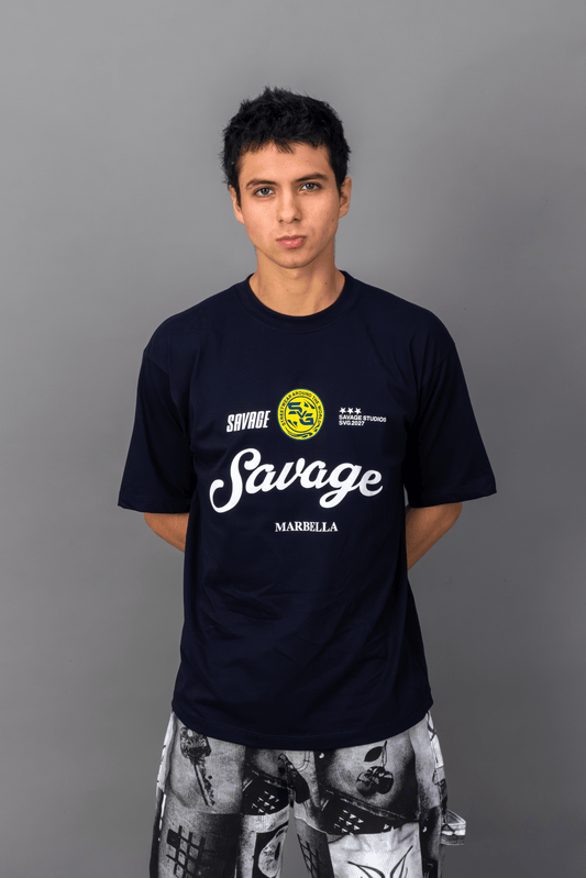Polo Oversize Dark Ocean