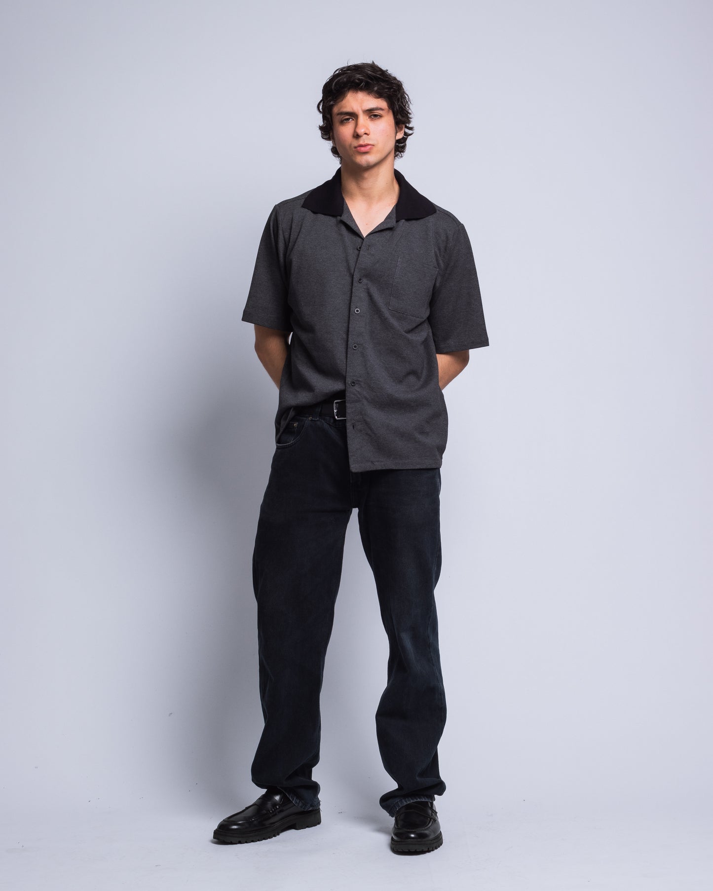 Camisa Savage Gris oscuro