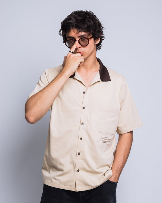 Camisa Savage Beige