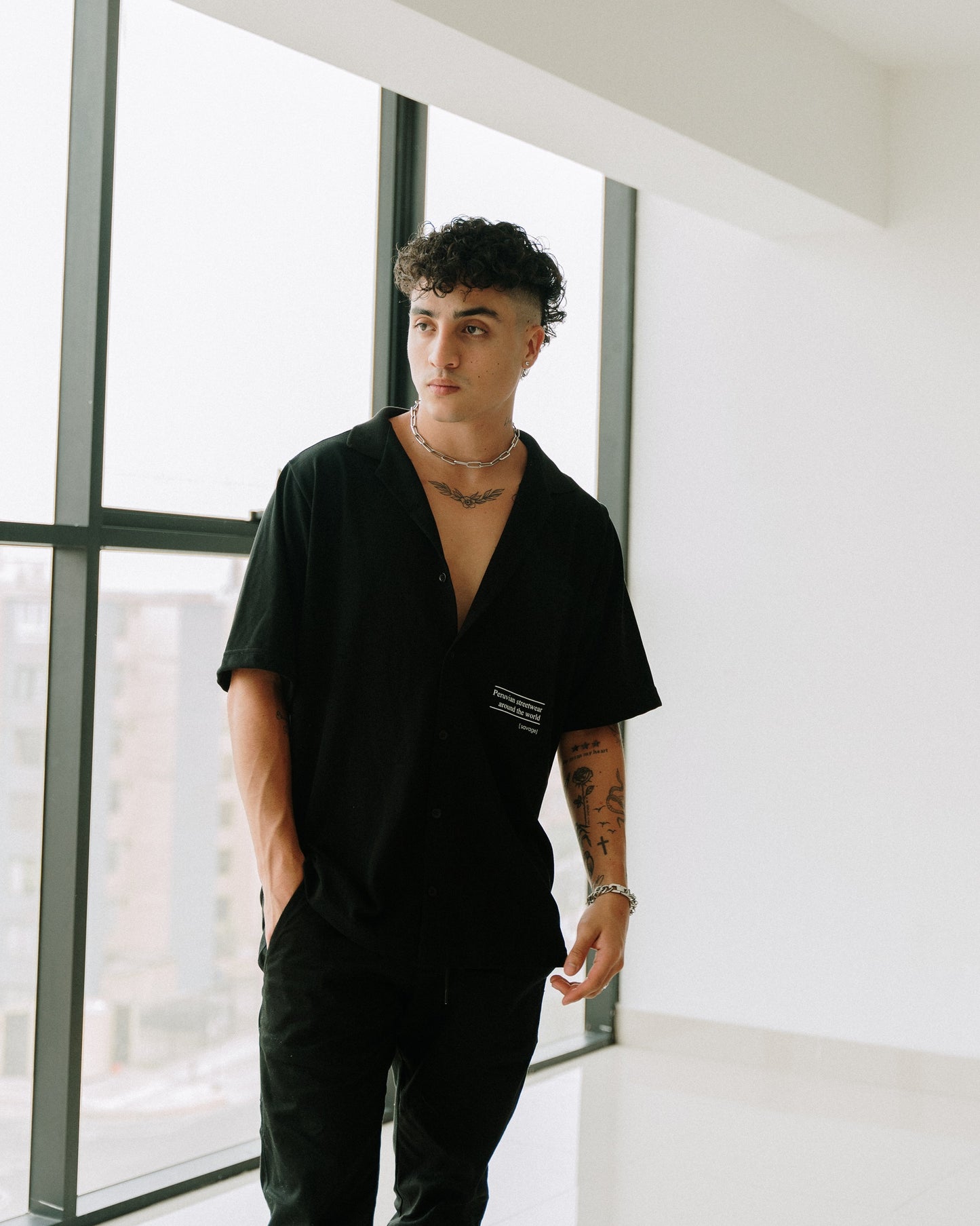 Camisa Savage Negra