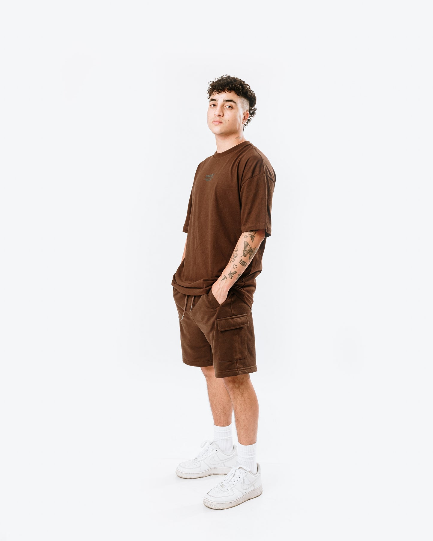 Short Cargo Marron