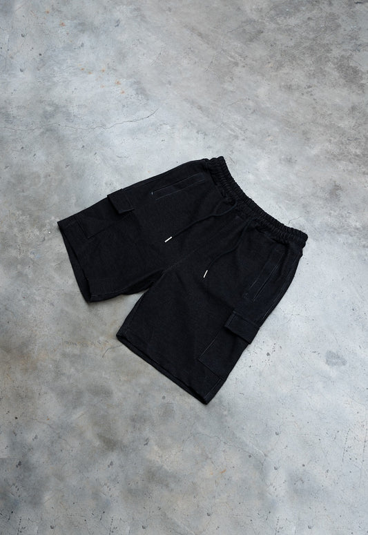 Short cargo negro